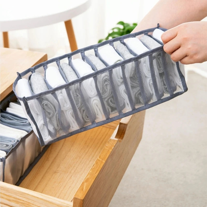 Foldable Underwear Organizer – Multi-Purpose Drawer for Bras, Socks, and Accessories