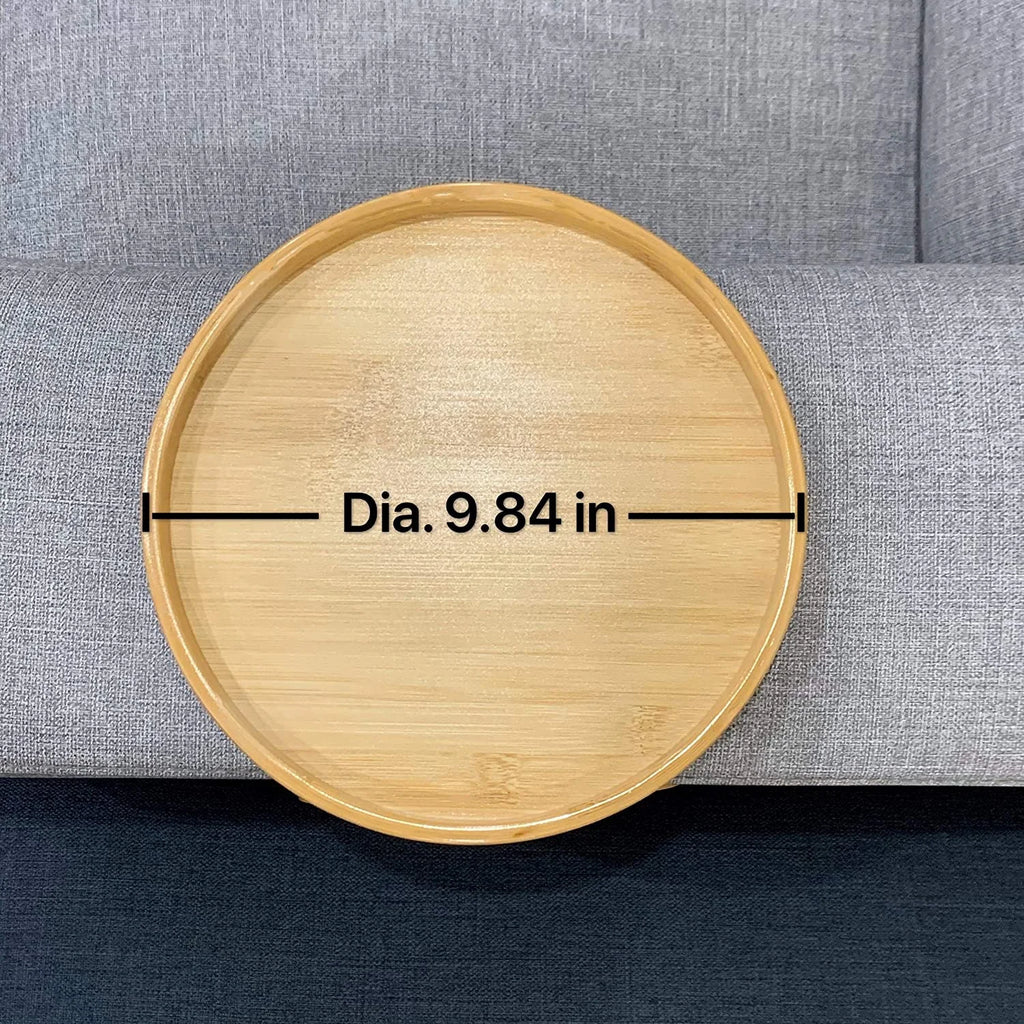 Sofa Armrest Tray – Clip-On Wooden Table for Snacks, Drinks & Remote Control