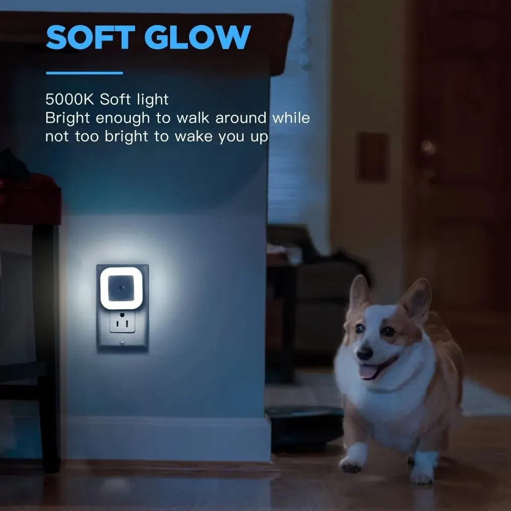 Intelligent LED Motion Sensor Night Light – Automatic Induction Lamp for Bedroom, Hallway & Bathroom | Energy Saving Creative Night Light