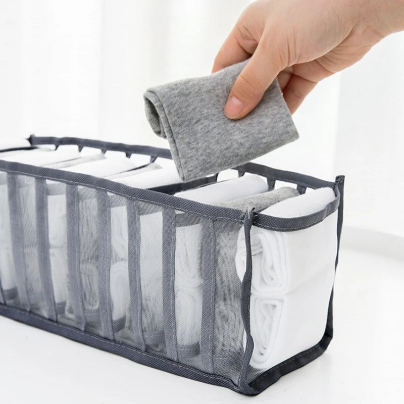 Foldable Underwear Organizer – Multi-Purpose Drawer for Bras, Socks, and Accessories