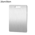 Professional 304 Stainless Steel Cutting Board – Double-Sided, Heavy-Duty, Food-Grade & Portable
