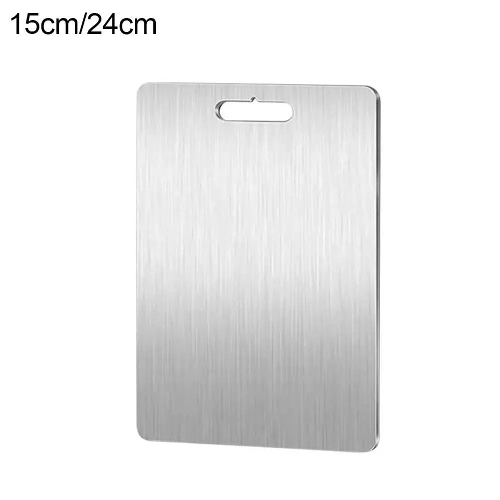 Professional 304 Stainless Steel Cutting Board – Double-Sided, Heavy-Duty, Food-Grade & Portable