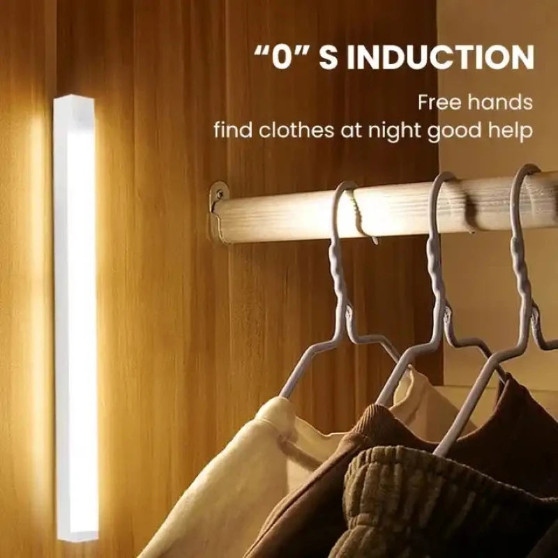 Rechargeable LED Motion Sensor Light – Wireless USB Cabinet & Closet Night Light for Kitchen, Stairs and Hallway