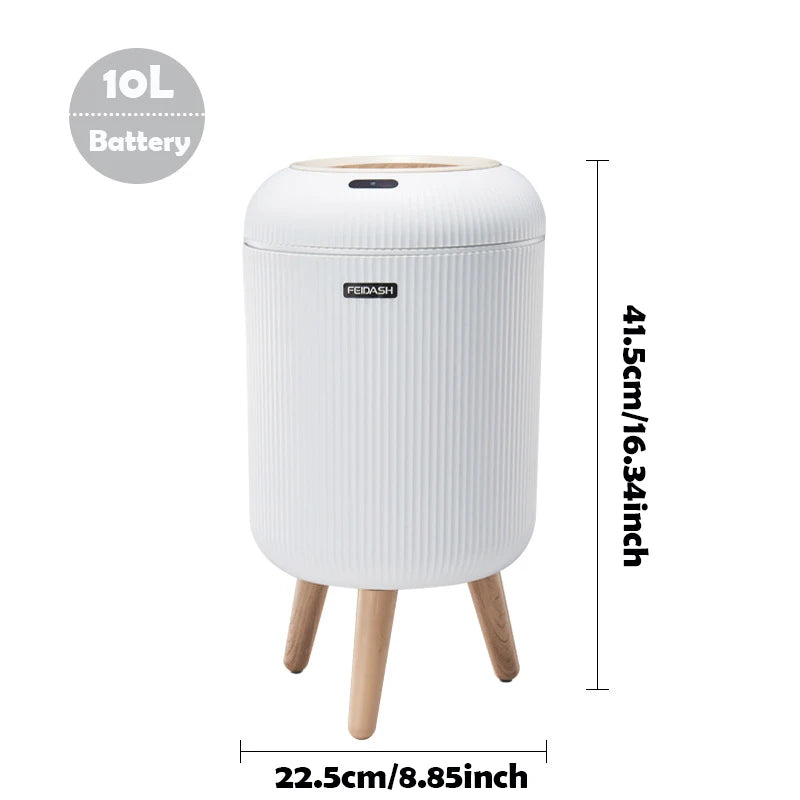 Smart Automatic Trash Can with Motion Sensor – Touchless, Odor-Sealing & Modern Design