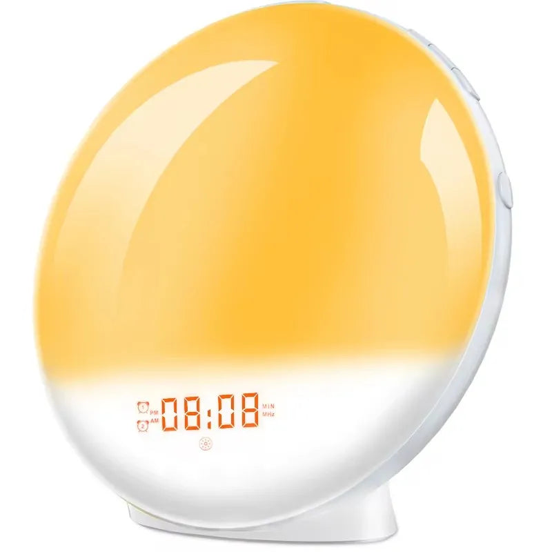 Sunrise Alarm Clock with Light Simulation, FM Radio & USB Charging