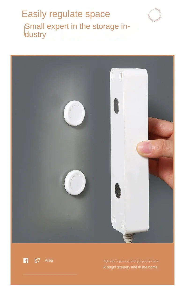 Magnetic Remote Control Holder with Adhesive Wall Mount – Strong Grip Organizer for Home & Office