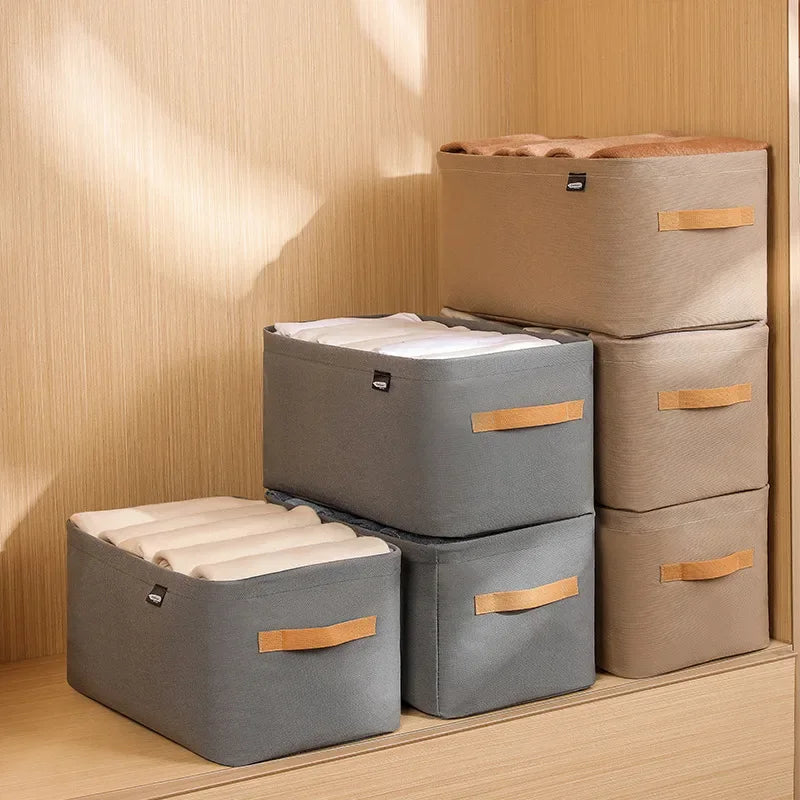 Thickened Clothes Organizer Storage Box for Pants, Jeans & Sweaters – Wardrobe & Drawer Organizer