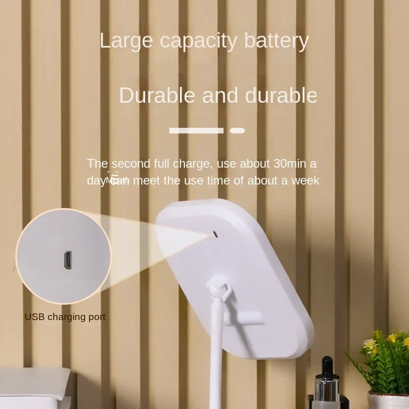 LED Makeup Mirror with Touch Control – 3 Light Modes | Premium White Vanity Mirror