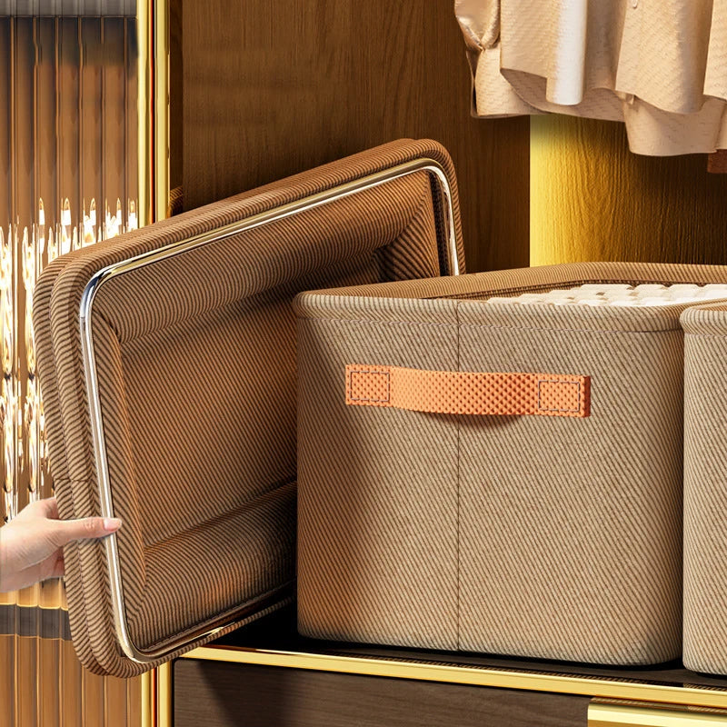 Thickened Clothes Organizer Storage Box for Pants, Jeans & Sweaters – Wardrobe & Drawer Organizer