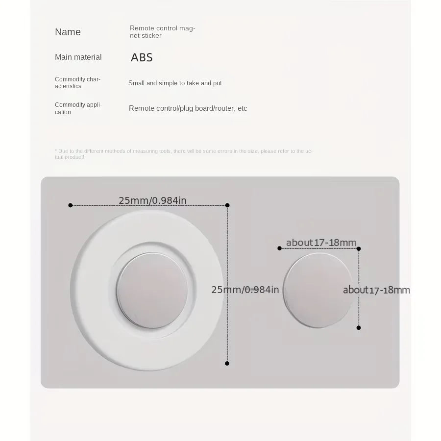 Magnetic Remote Control Holder with Adhesive Wall Mount – Strong Grip Organizer for Home & Office