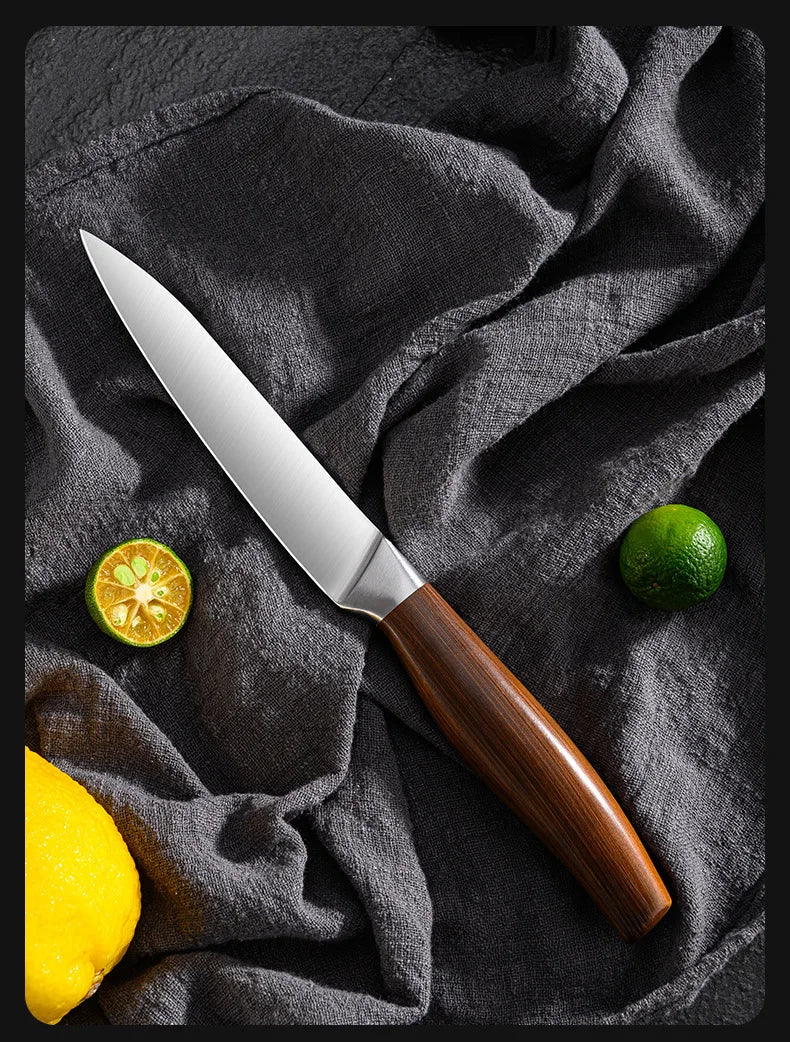 Professional Kitchen Knife Set – Japanese Chef Knives in Stainless Steel for Meat, Fish, Vegetables & Fruit