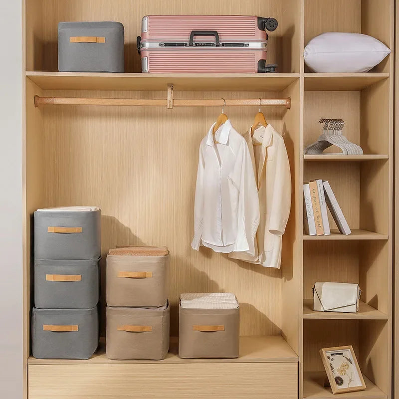 Thickened Clothes Organizer Storage Box for Pants, Jeans & Sweaters – Wardrobe & Drawer Organizer