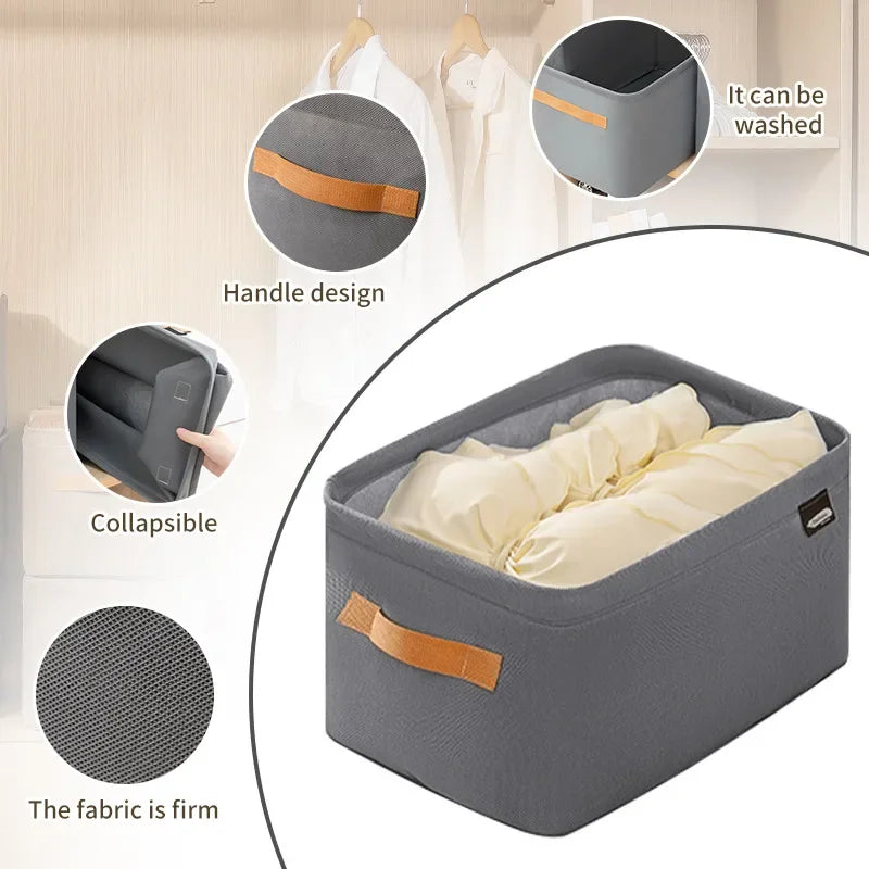 Thickened Clothes Organizer Storage Box for Pants, Jeans & Sweaters – Wardrobe & Drawer Organizer