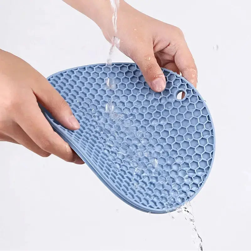 Round Silicone Non-Slip Mat | Drink Coaster, Heat Insulator & Table Protector