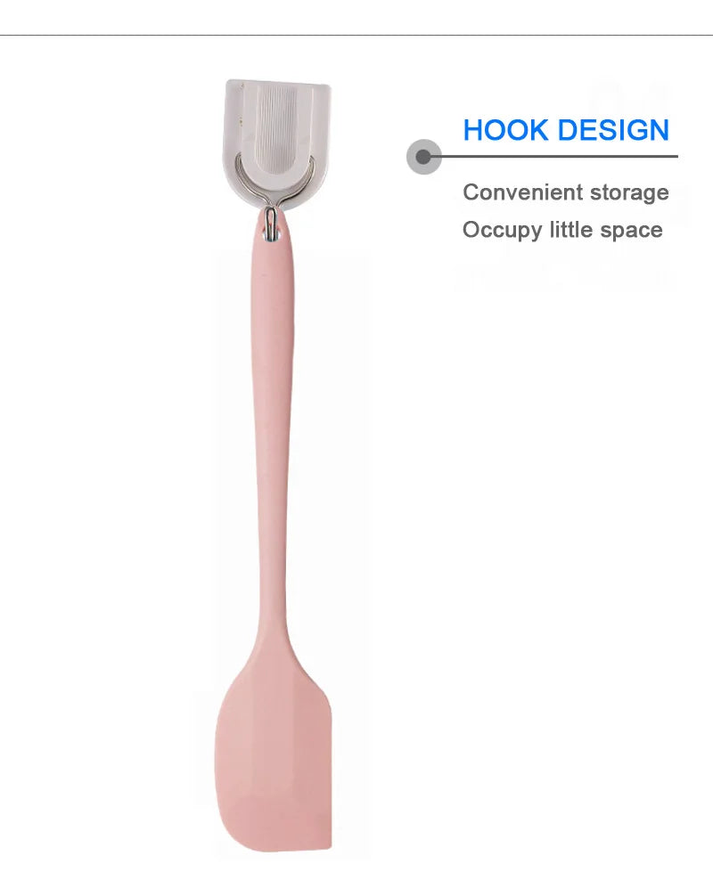Heat Resistant Silicone Spatula for Baking, Cooking & Pastry Tools