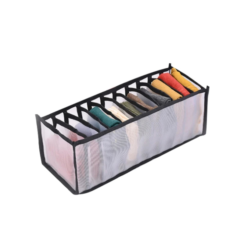 Foldable Underwear Organizer – Multi-Purpose Drawer for Bras, Socks, and Accessories