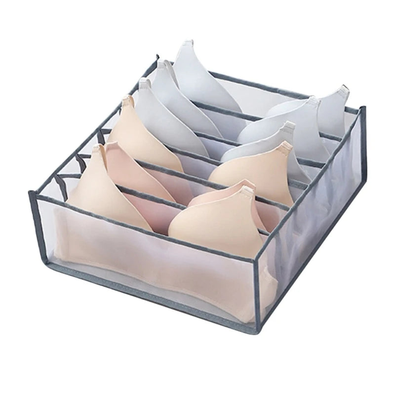 Foldable Underwear Organizer – Multi-Purpose Drawer for Bras, Socks, and Accessories