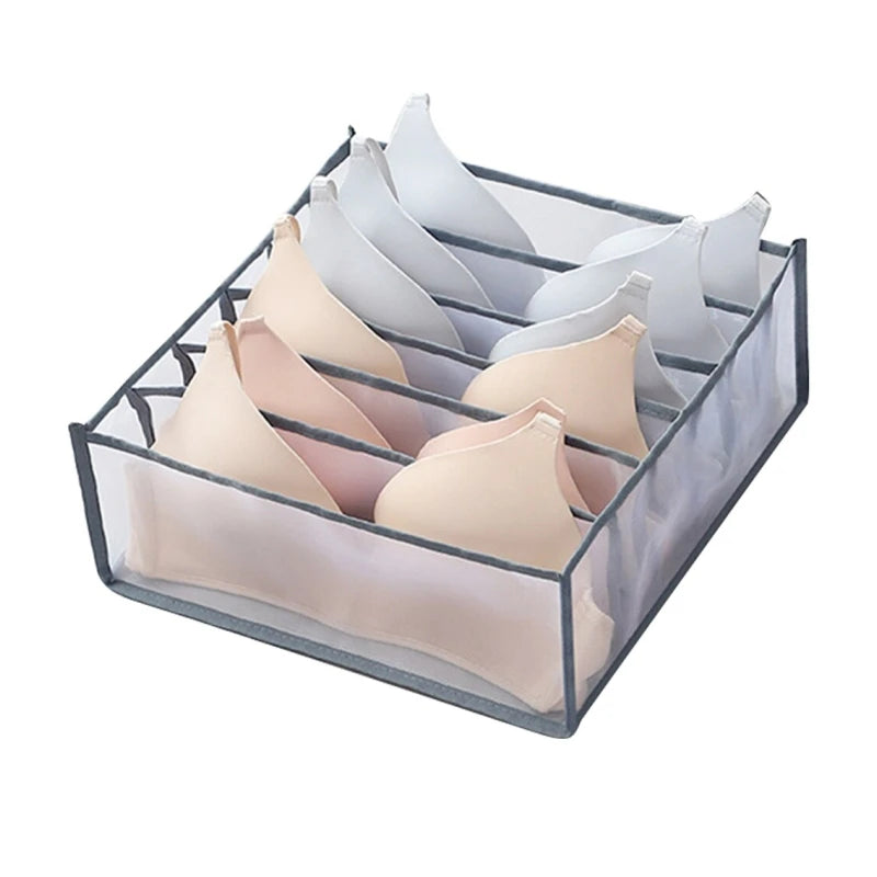 Foldable Underwear Organizer – Multi-Purpose Drawer for Bras, Socks, and Accessories