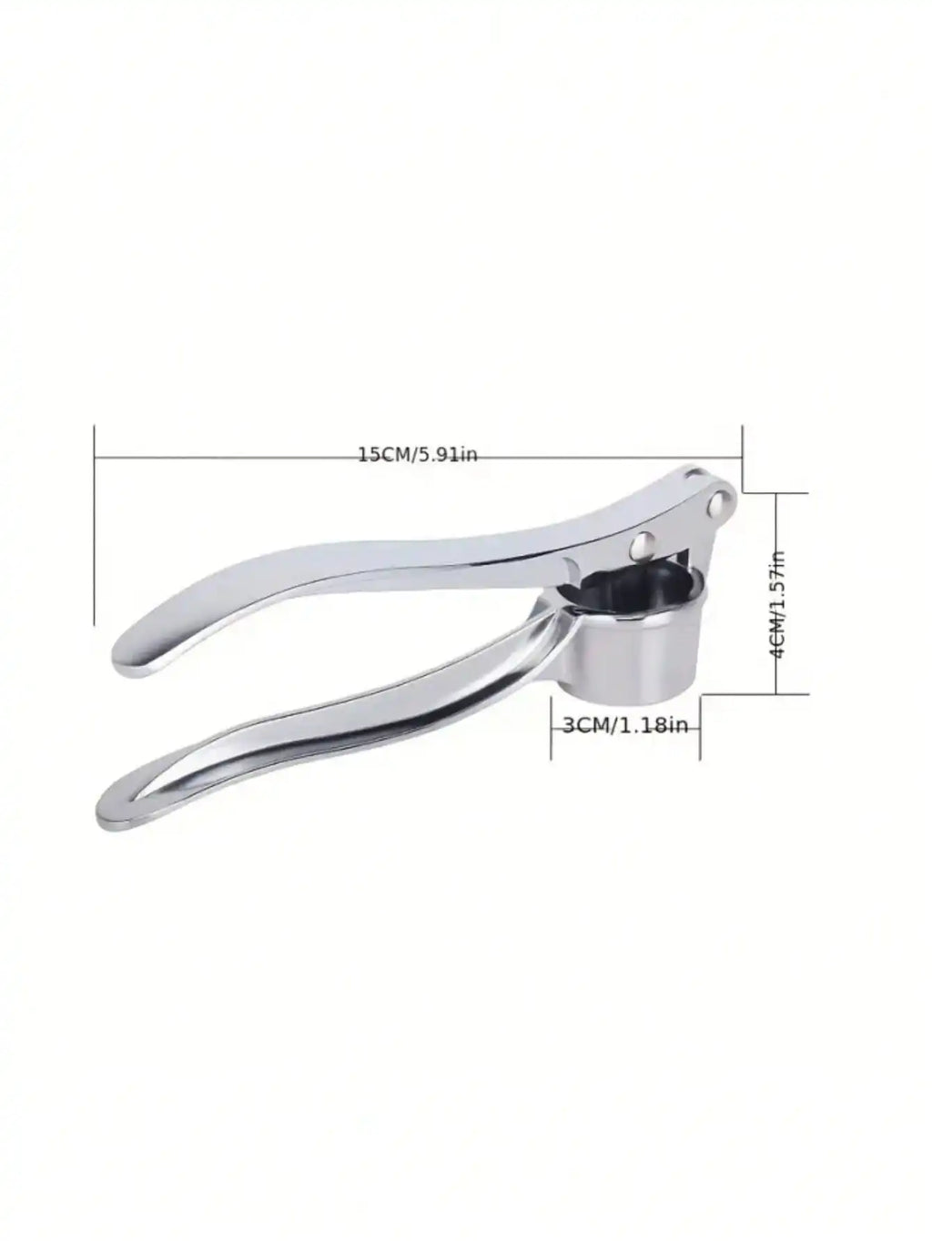 Professional Garlic Press – Washable Garlic & Ginger Crusher, Heavy-Duty Kitchen Tool