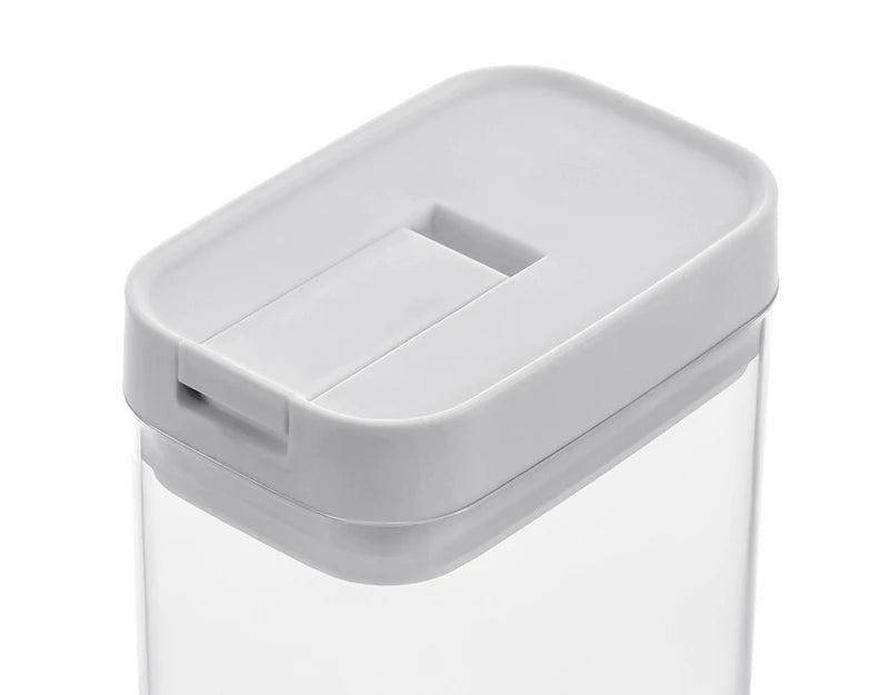 Airtight Transparent Food Storage Container – Plastic Organizer for Pasta, Grains, Snacks and Dry Foods (0.5L–1.8L)