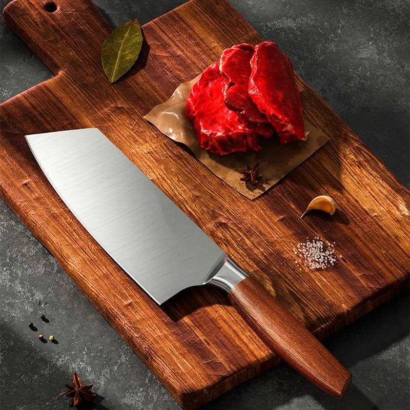 Professional Kitchen Knife Set – Japanese Chef Knives in Stainless Steel for Meat, Fish, Vegetables & Fruit