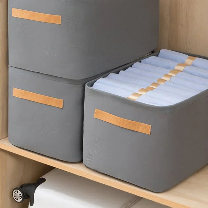 Thickened Clothes Organizer Storage Box for Pants, Jeans & Sweaters – Wardrobe & Drawer Organizer