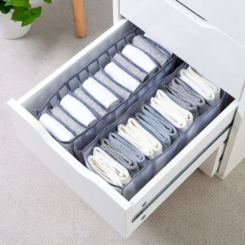 Foldable Underwear Organizer – Multi-Purpose Drawer for Bras, Socks, and Accessories