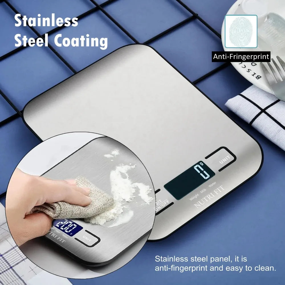 Digital Kitchen Scale 5kg/1g with LED – Multifunctional for Cooking & Baking