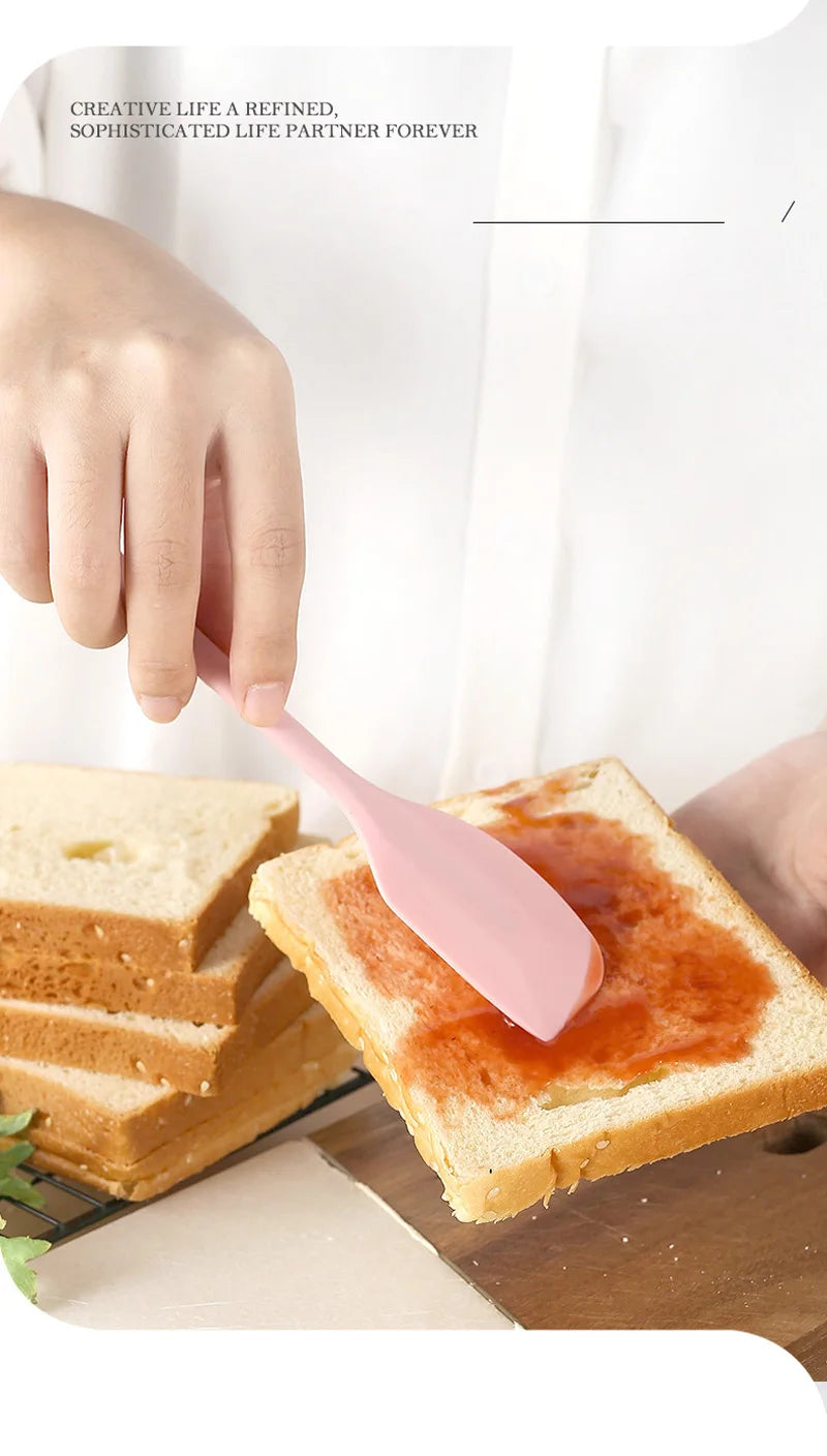 Heat Resistant Silicone Spatula for Baking, Cooking & Pastry Tools