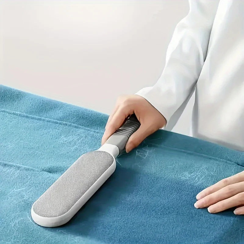 Pet Hair Remover – Double-Sided Lint Brush for Sofas, Clothes & Carpets